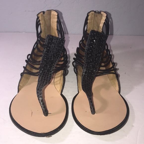 L.A.M.B. Gladiator Leather Sandals - Picture 4 of 8